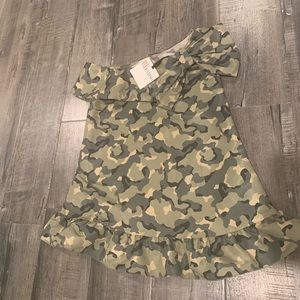 Valentino RED camouflage baby doll dress-Size 2